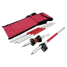 Mini prisma 360 gradi con 4 poli per stazione totale Leica Nikon sostituire GRZ101 