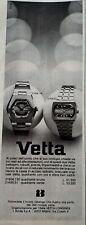 advertising Pubblicità d'epoca 1973 OROLOGI VETTA LONGINES 10x28 cm vintage 