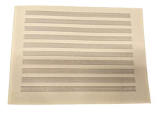 Quaderno Musica Pentagrammato