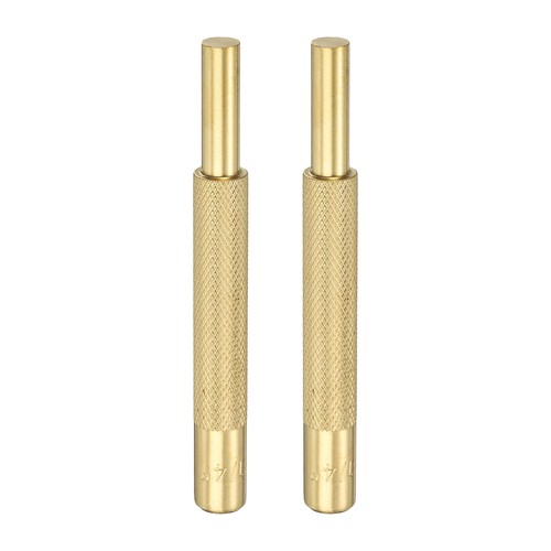 2pcs brass punch - punch, 1/4\"