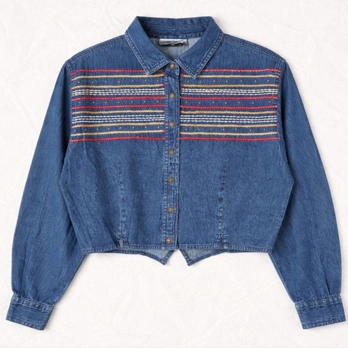 Camicetta denim lavato - denim,