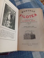 Antico Libro Filotea Di Giuseppe Riva Anno 1901