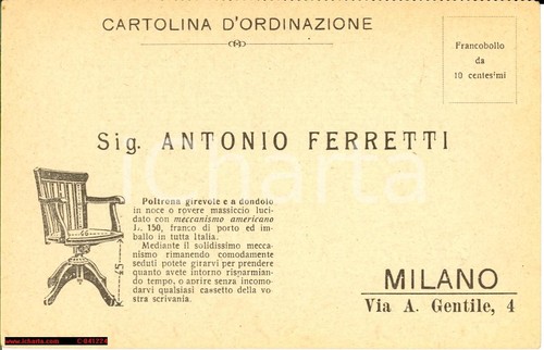 1930 milano via gentile - via,