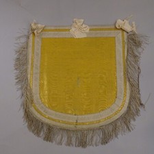 Antica Patta da Piviale in broccato di seta 