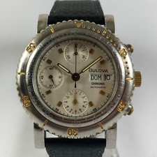 CRONOGRAFO BULOVA AUTOMATICO REF. 4.043.0.0.80 CAL. VALJOUX 7750 IN ACCIAIO UOMO