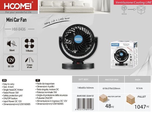 Hoomei 8406 ventilatore - hoomei,
