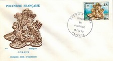 1979.Papeete-Fdc Enveloppe 1°Jour**Coraux"Montipora-Polynésie-Yv..131