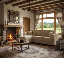 Divano letto con penisola