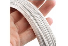 filo tondo in argento puro 999 creazione gioielli diametro 1.5mm lunghezza 20cm 