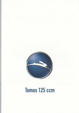 P + TOMOS + panoramica modello 125 cc + brochure depliant + 4 pagine