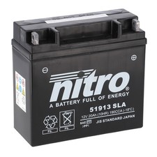 Batteria Nitro 12V 20AH 51913 Gel (per: BMW R 1150 GS Adventure R21 02-05)