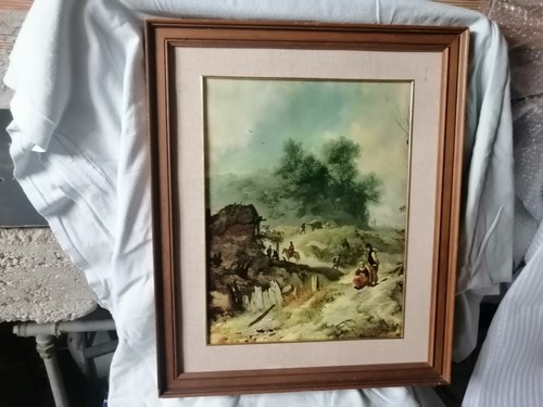Quadro antico doppia cornice - ,