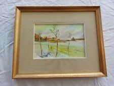 LILIANA SALA DIPINTO OLIO QUADRO PAESAGGIO AUTENTICA PARISI ANTICHITÁ CERTIFICAT