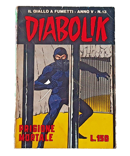 Fumetto diabolik prigione - diabolik, "prigione