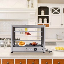 Scaldavivande 4 piani vetrina scaldavivande acciaio inox 800W 30-85°C