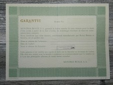 Rolex Certificato Garanzia