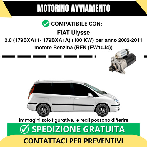 Motorino avviamento fiat - motorino,