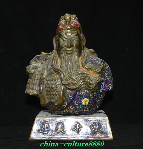 Statua testa mezzo busto guan - testa,