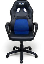 SEDIA SGABELLO POLTRONA RACING BLU E NERO STUDIO UFFICIO CAMERETTA CASA SM 10/21