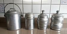 Set Contenitori in Alluminio Vintage