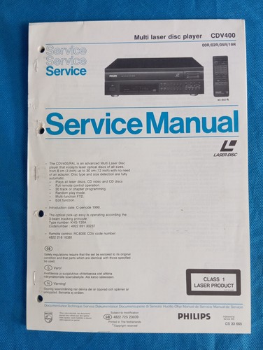 Philips cdv400 mini - philips, disc