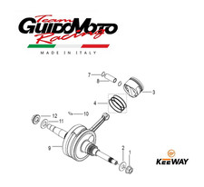 Albero motore scooter logik - scooter,
