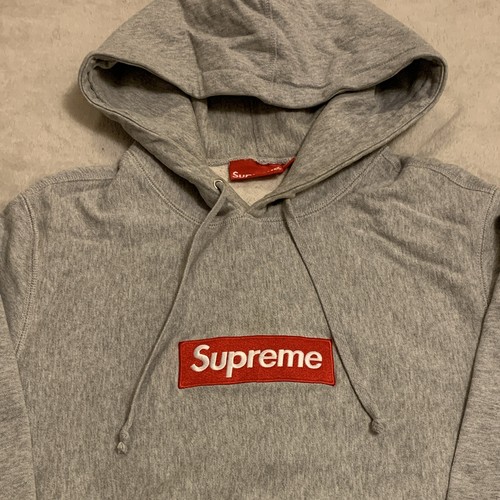 Supreme box logo - logo, grigio