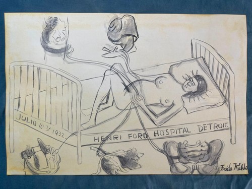 Frida kahlo disegno quadro - frida,