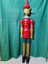 Pinocchio in legno vintage alto circa 90cm Disney
