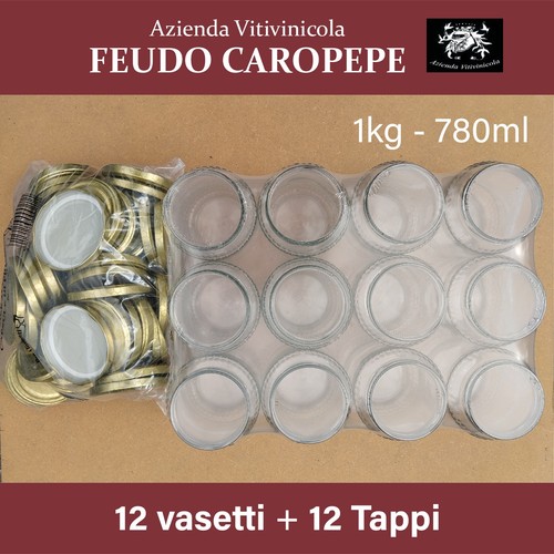 Vasetti vetro miele 1kg - vasetti,