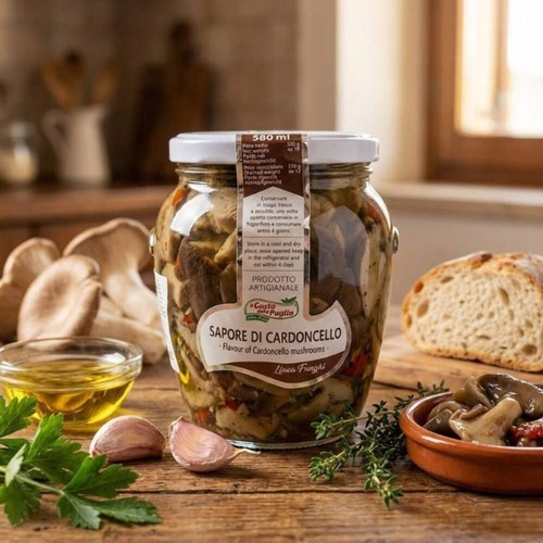 Sapore cardoncello olio - di, in