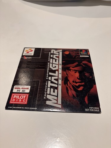 Ps1 metal gear solid disco - ps1,