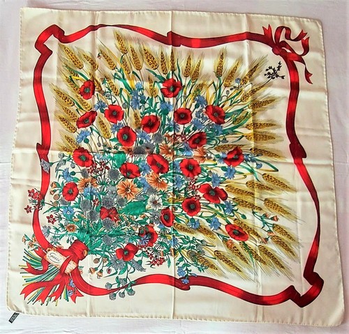 Gucci foulard modello spighe - foulard,