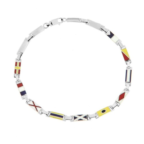 Bracciale con bandierine - bracciale,