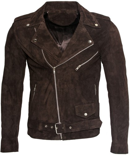 Giacca biker slim fit retro - fit, in