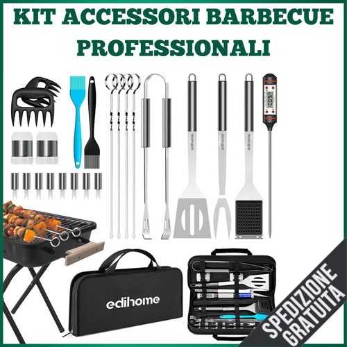 Set kit barbecue accessori - barbecue,