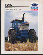 FORD TW-35, TW-25, TW-15, TW-5, TW Series 1988 depliant brochure