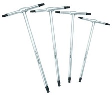 Kit 4 Chiavi a T maschio importa Torx con testa sferica - USAG 280 TSTX/SE4