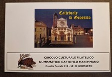 SCHEDA TELEFONICHE TELECOM + FOLDER CATTEDRALE DI GROSSETO Lire 2.000 Mai Usata