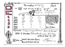 QSL Radio DE1159 Stazione