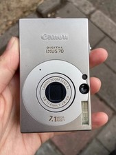 Canon IXUS 70 SD1000 7,1 MP 3X fotocamera digitale ottica CCD vintage argento