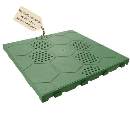 Piastrella drenante pvc - piastrella, in