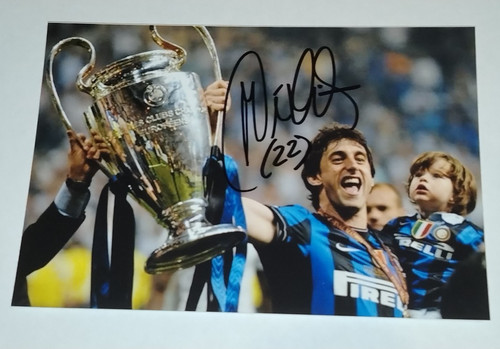 Autografo diego milito foto - milito,