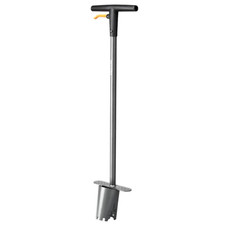 PIANTABULBI MANICO LUNGO 1MT TRAPIANTATORE PIANTATRICE PIANTE BULBI IN ACCIAIO