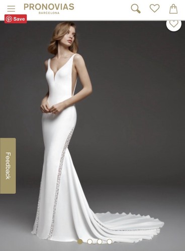 Pronovias wedding dress size - wedding,