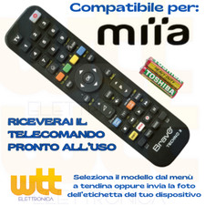 TELECOMANDO UNIVERSALE per TV TELEVISIONE MIIA SCEGLI MODELLO DALLA LISTA