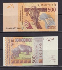 BENIN - 2021 Banconota 500 CFA