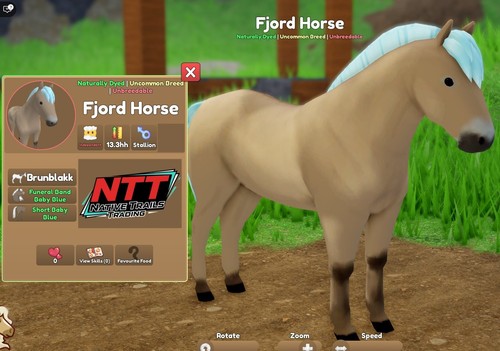 Wild horse islands baby blue - wild,