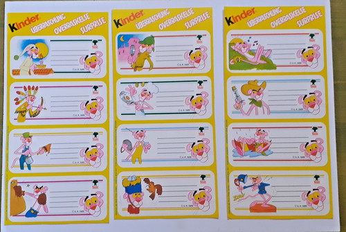 Kinder gadget 3 etichette - #,