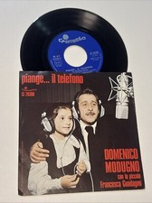 PIANGE... IL TELEFONO DOMENICO MODUGNO - Disco Vinile 45 Giri